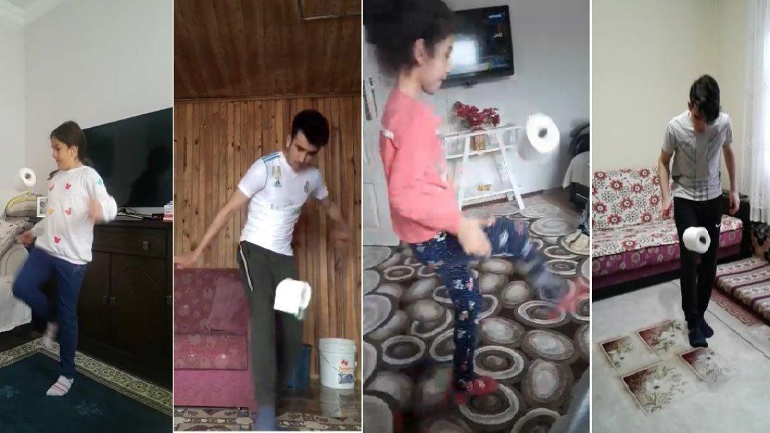 Evde Kal Türkiye Tuvalet Kağıdı Sektirme Akımı