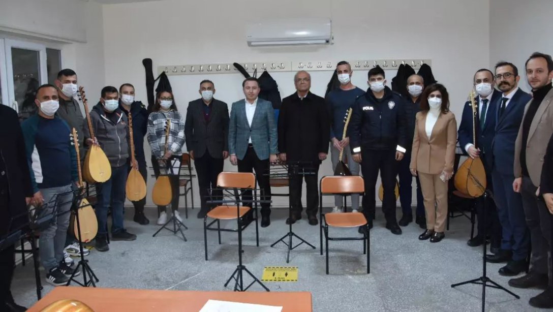 Akseki Atatürk Sanat Eğitim Merkezi Kurslarını Ziyaret