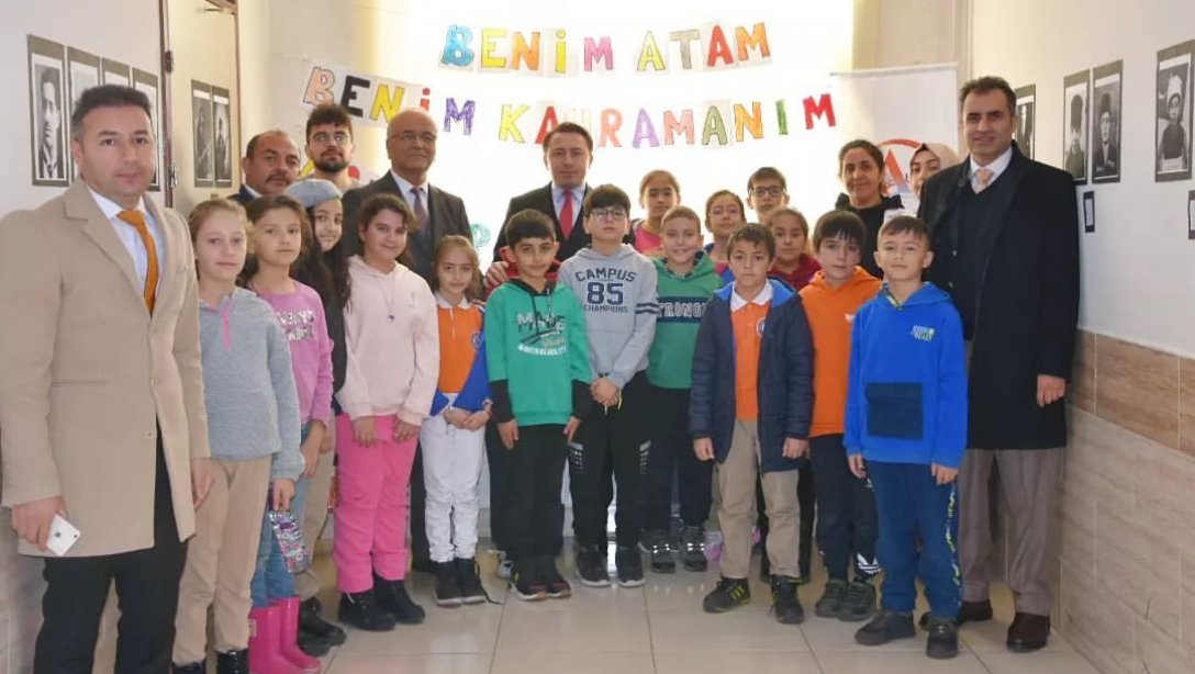 Sayın Kaymakamımız Ali Hasan Coşkun Kardeşler İlkokulu Tarafından Düzenlenen Fotoğraf Sergisine Katıldı