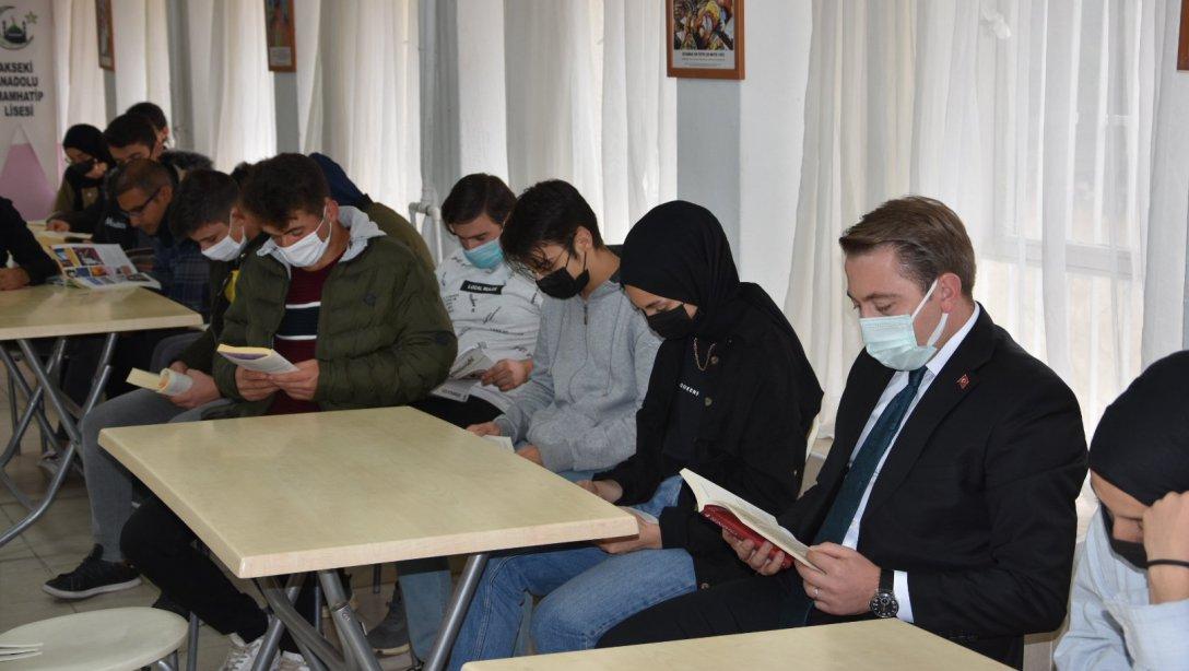 Akseki Anadolu İmam Hatip Lisesi Kitap Okuma Etkinliği