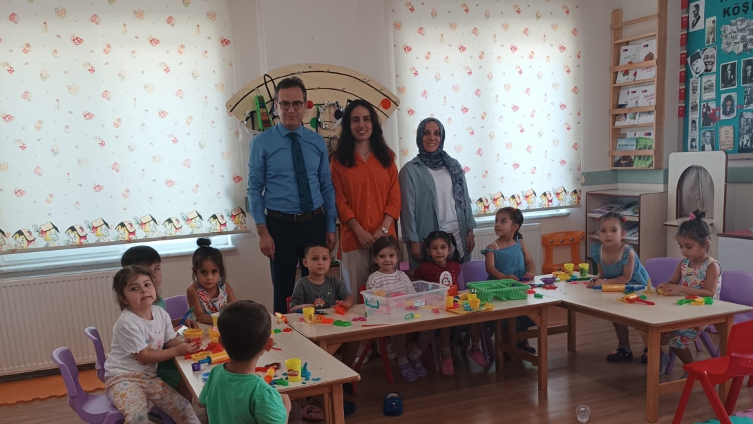 İLÇE MİLLİ EĞİTİM MÜDÜRÜMÜZ SAYIN NEVZAT AKBEL'İN AYSEL GÜLEÇ ANAOKULU ZİYARETİ